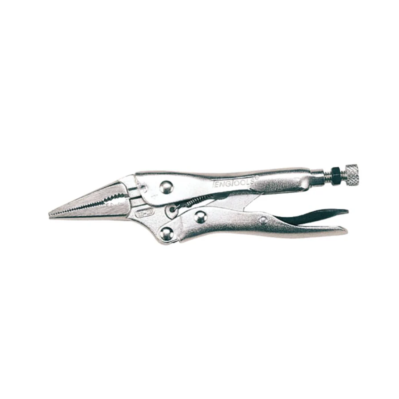 Teng Tools 404-4 Long Nose Power Grip Plier 125mm / 4''