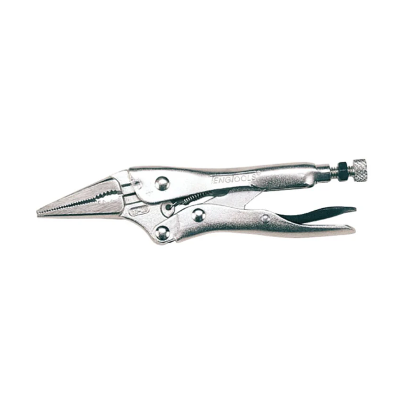 Teng Tools 404-6 Long Nose Power Grip Plier 6''