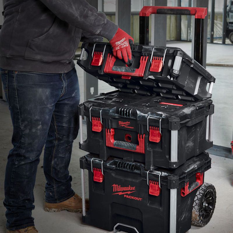 Milwaukee 3 Piece Packout Toolbox Set 4932464244