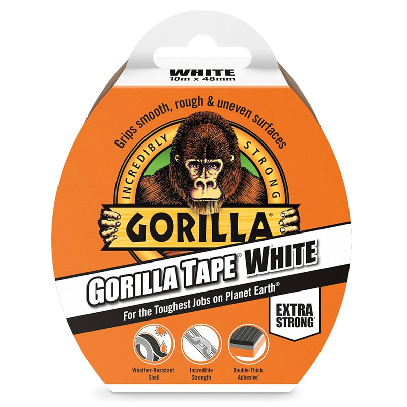 Gorilla Glue Tape White 10m x 48mm