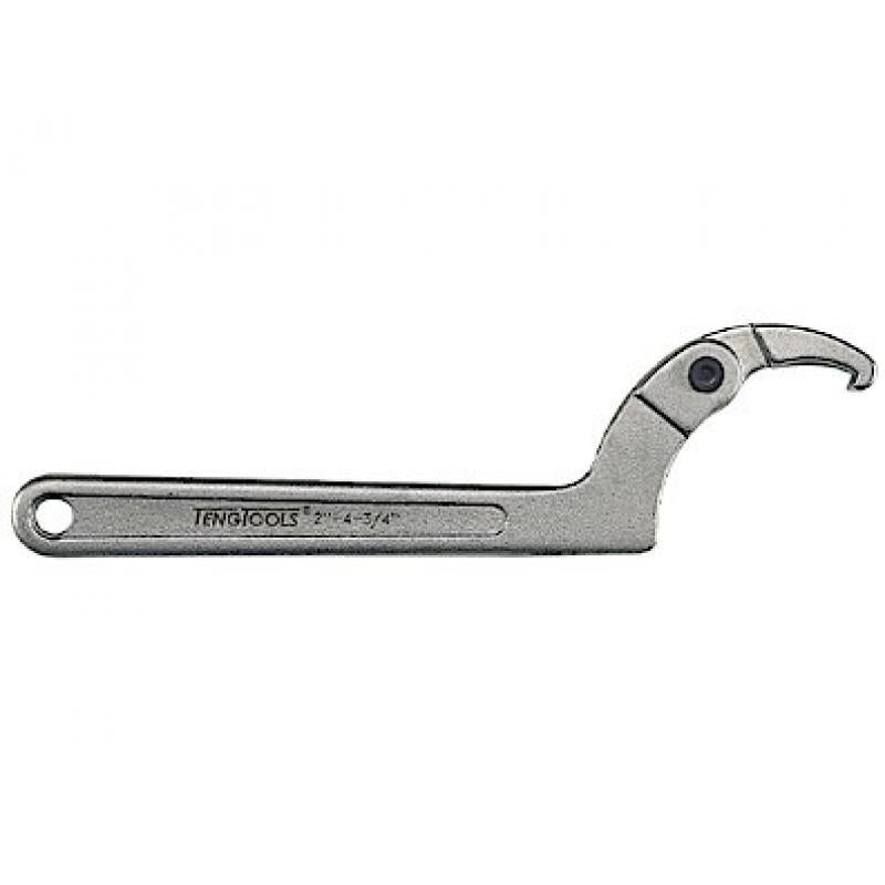 Teng Tools HP101 Adjustable Hook Spanner Wrench 19-50mm