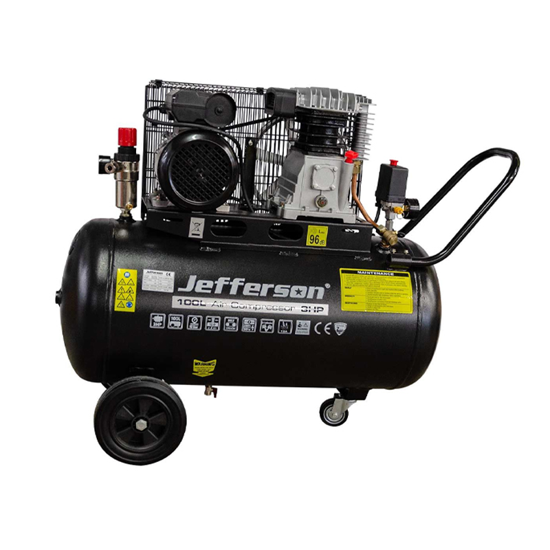 Jefferson 100 Litre 3HP 10 Bar Compressor 230V JEFC100L10B-230