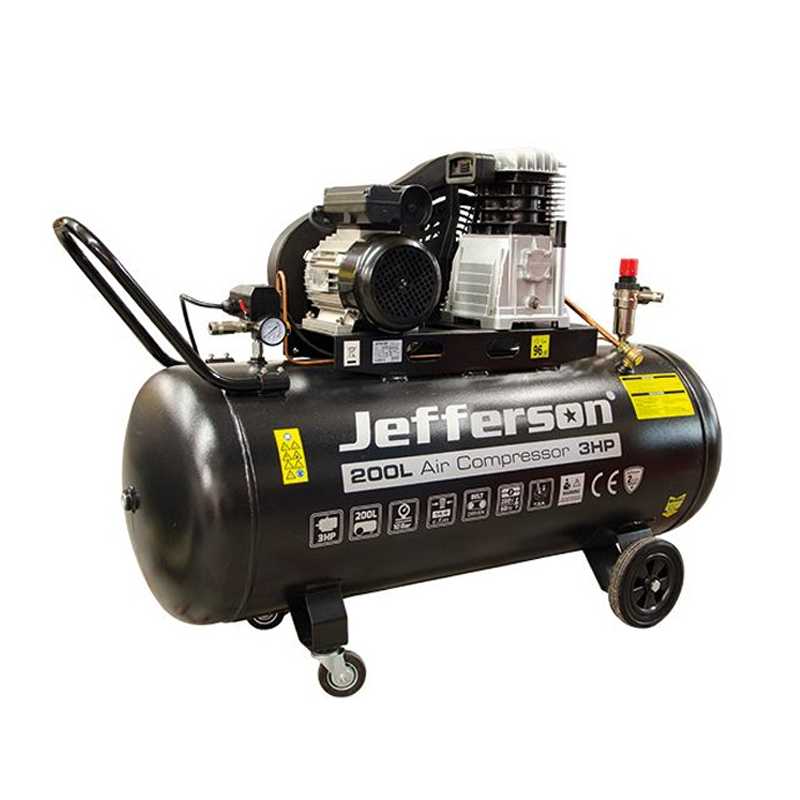 Jefferson 200 Litre 3HP 10 Bar Compressor 230V JEFC200L10B-230