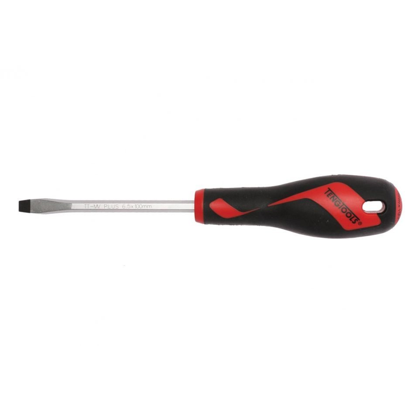 Teng Tools MD932N1 Flared Slotted Screwdriver with Hexagonal Shaft 6.5x150mm
