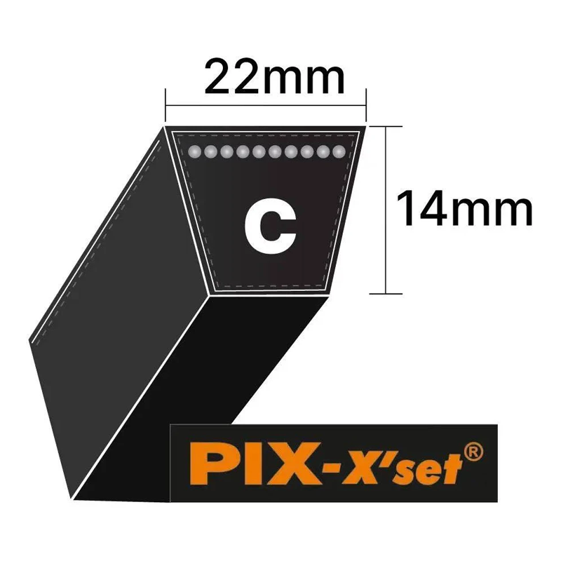 C75 Pix X-Set Classical V-Belt C Section 22x1905Li