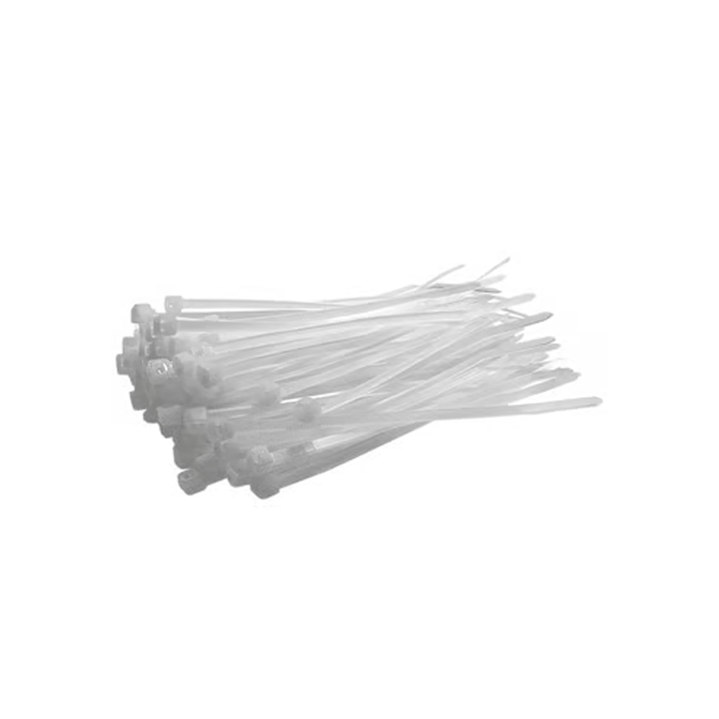 ProSolve White Self Locking Nylon Cable Ties 4.8x200mm 100pcs