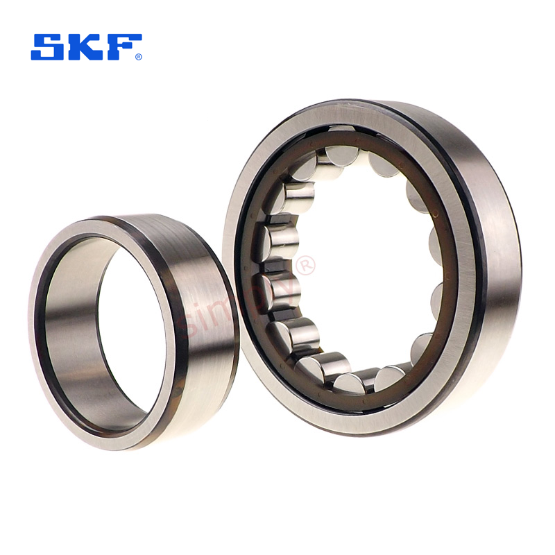 SKF NU207ECP Single Row Cylindrical Roller Bearing w/ Polyamide Cage 35x72x17mm 0.29kg