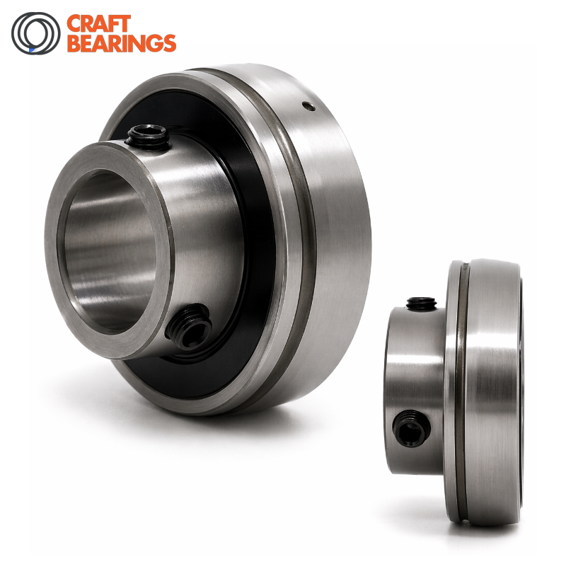SA202 Craft Metric Bearing Insert With Eccentric Collar 15x40mm 0.13kg