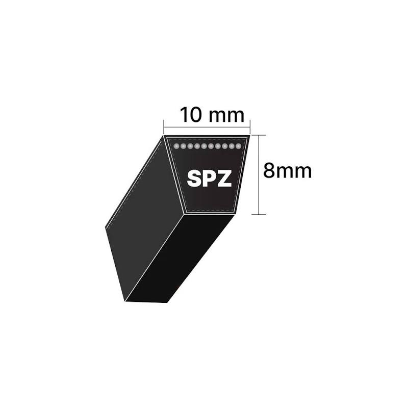 SPZ1060 Pix V-Belt SPZ Section 10x8mm