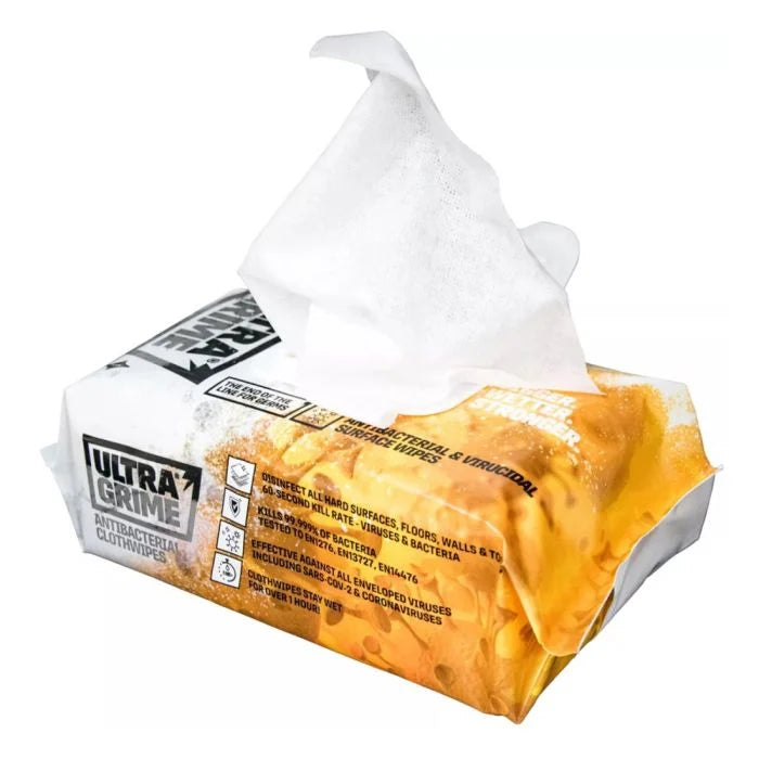 Ultra Grime x100 XXL Anti-Bac Cloth Wipes
