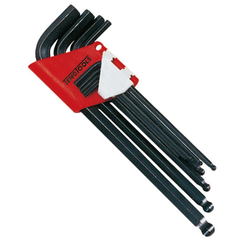 Teng Tools 1479MM 9 Piece Metric Ball Ended Hexagon Key Set 1.5-10mm