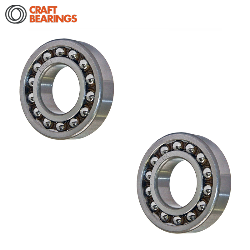 Pack of 2 Craft 2209-2RS Self Aligning Bearing 45mm x 85mm x 23mm