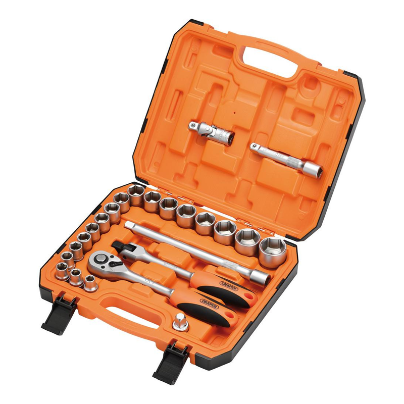 Draper 24pc HI-TORQ® 6 Point Socket Set 1/2" (22112)