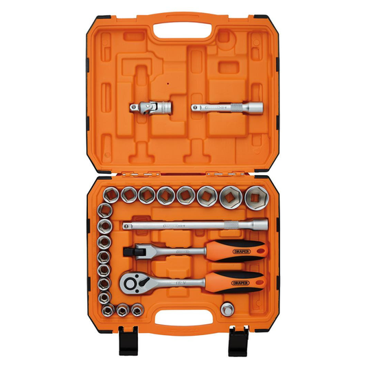 Draper 24pc HI-TORQ® 6 Point Socket Set 1/2" (22112)