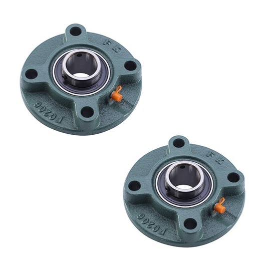 Pack of 2 - UCFC214 FK 70mm Flanged Cartridge Bearing 12.72kg