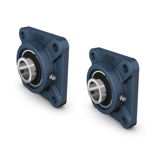 Pack of 2 - UCF 206/H SKF Square 4-Bolt Flanged Unit 1.027kg