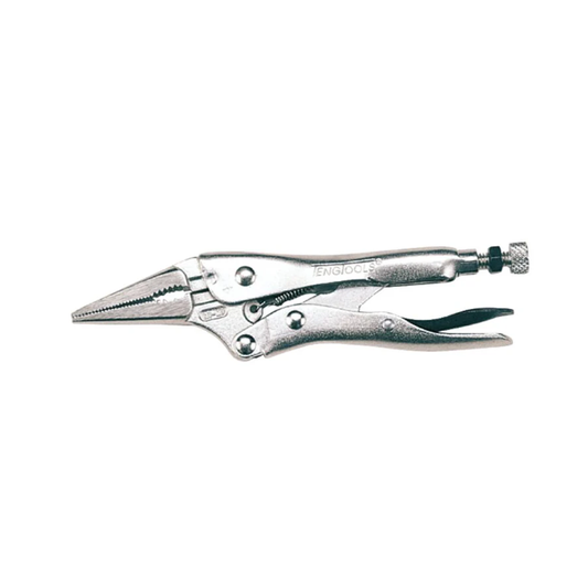 Teng Tools 404-4 Long Nose Power Grip Plier 125mm / 4''