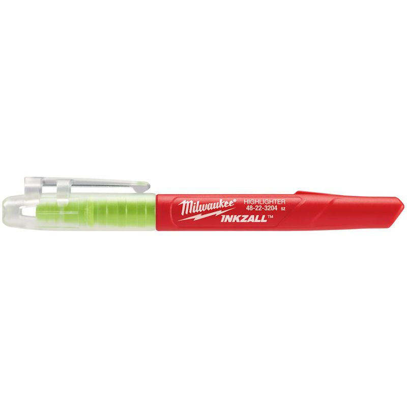 Milwaukee 5 Piece Coloured Inkzall Jobsite Highlighter Set 48223206