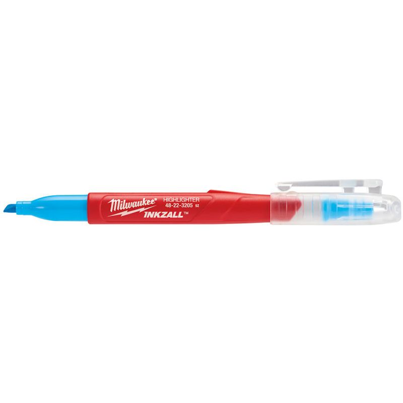 Milwaukee 5 Piece Coloured Inkzall Jobsite Highlighter Set 48223206