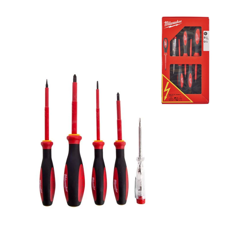 MILWAUKEE 5pc SCREWDRIVER SET 4932464066