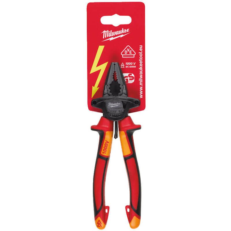 Milwaukee 180mm VDE Combination Pliers 4932464572