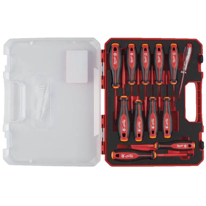 Milwaukee Tri-Lobe VDE Screwdriver 12pc Set 4932479095