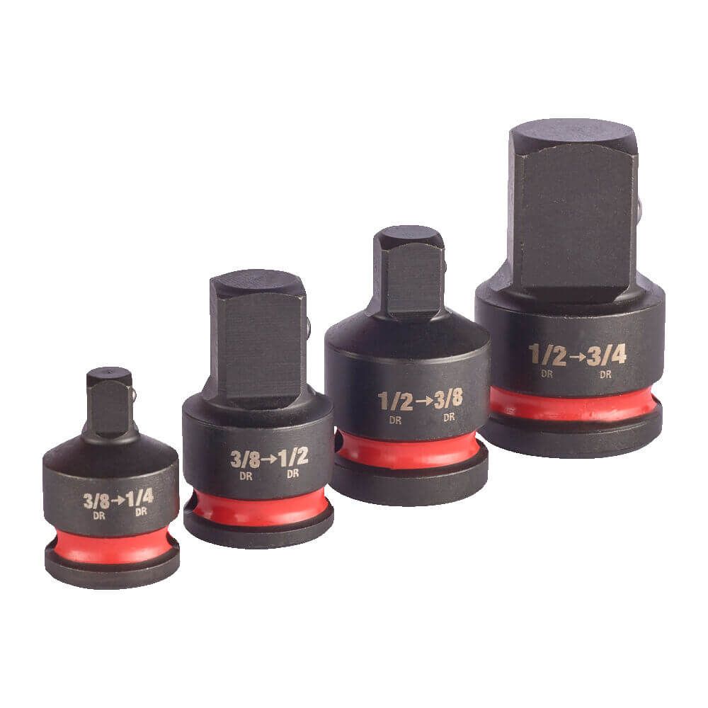 Milwaukee 4pc ShockWave Impact Duty Adaptor Set 4932480356