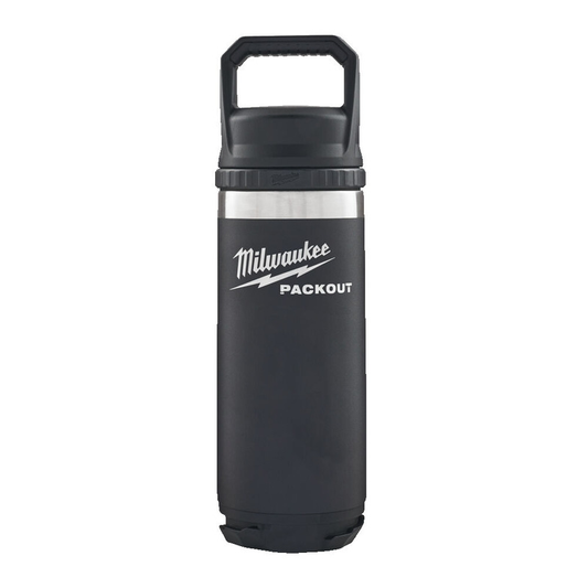 Milwaukee 4932493992 Packout 532ml Insulated Chug Lid Bottle Black