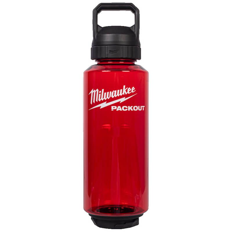 Milwaukee 1420ml Water Bottle Chug Lid Red 4932498638