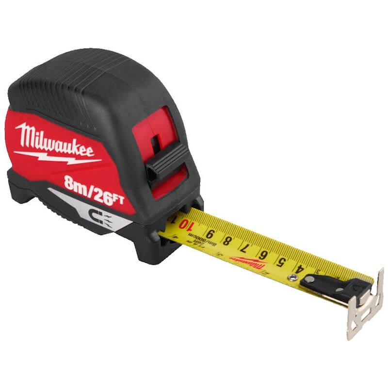 Milwaukee 8m/26ft Magnetic Tape Measure 4932498771
