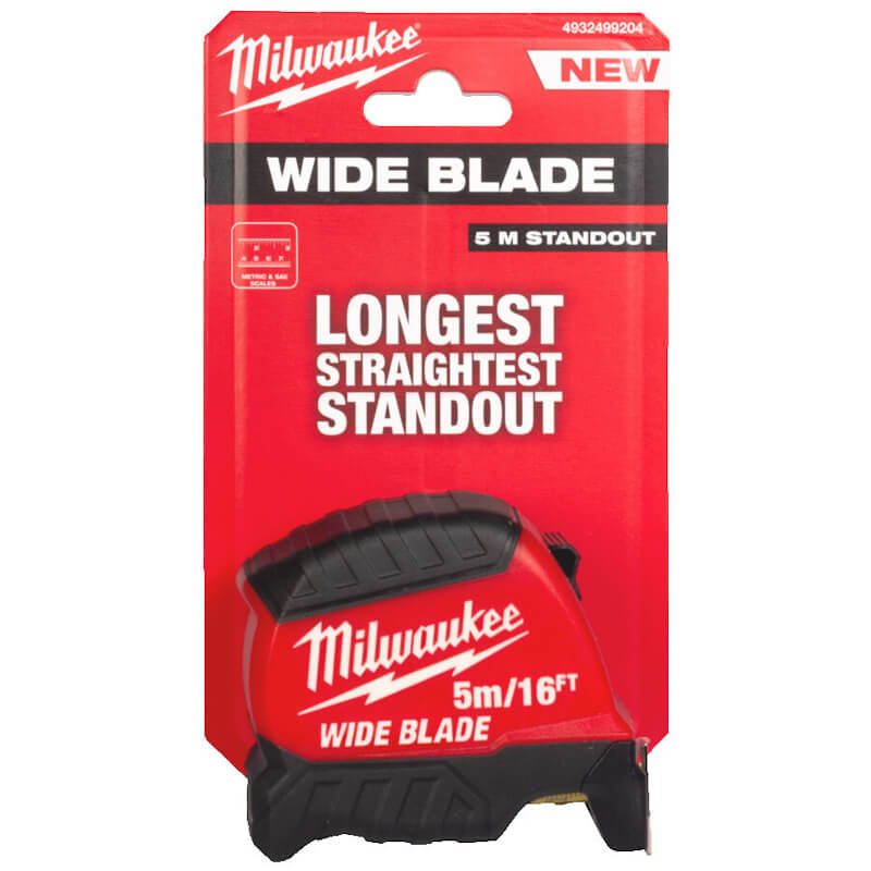 Milwaukee 5m / 16ft GEN II Wide Blade Tape Measure 4932499204