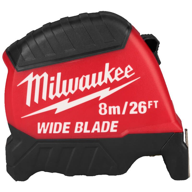 Milwaukee 8m / 26ft GEN II Wide Blade Tape Measure 4932499206