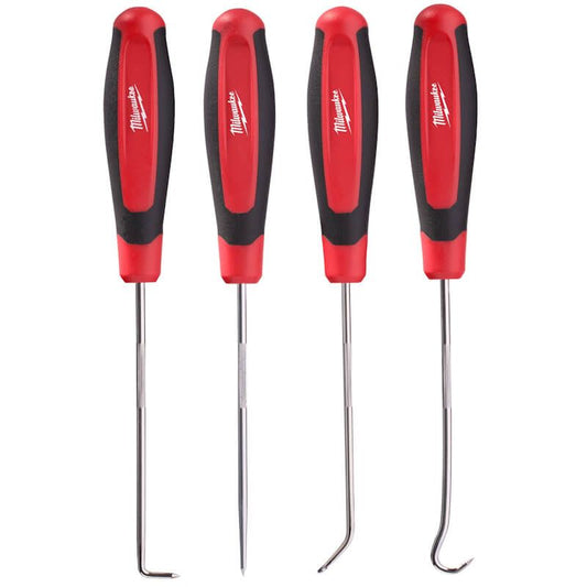 Milwaukee 4 Piece Hook & Pick Set 4932499471