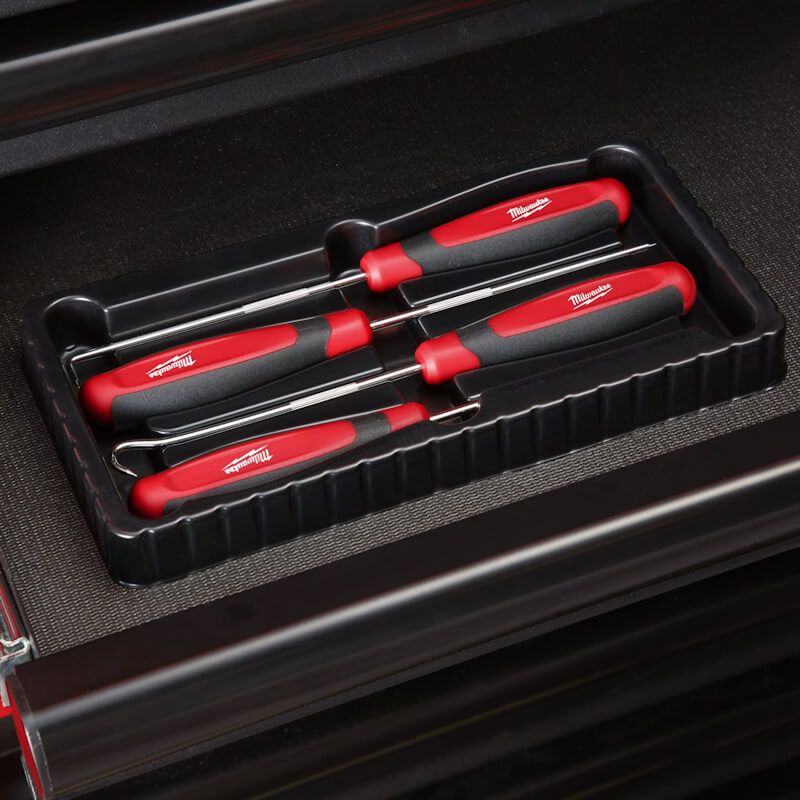 Milwaukee 4 Piece Hook & Pick Set 4932499471