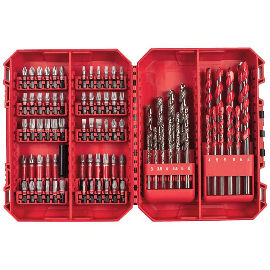 Milwaukee 80 Piece ShockWave Impact Duty Ultimate Fit Drill & Drive Bit Set 4932501309