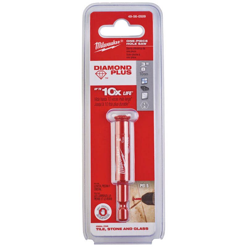 Milwaukee 10mm Diamond Plus Wet / Dry Drill Bit 49560509