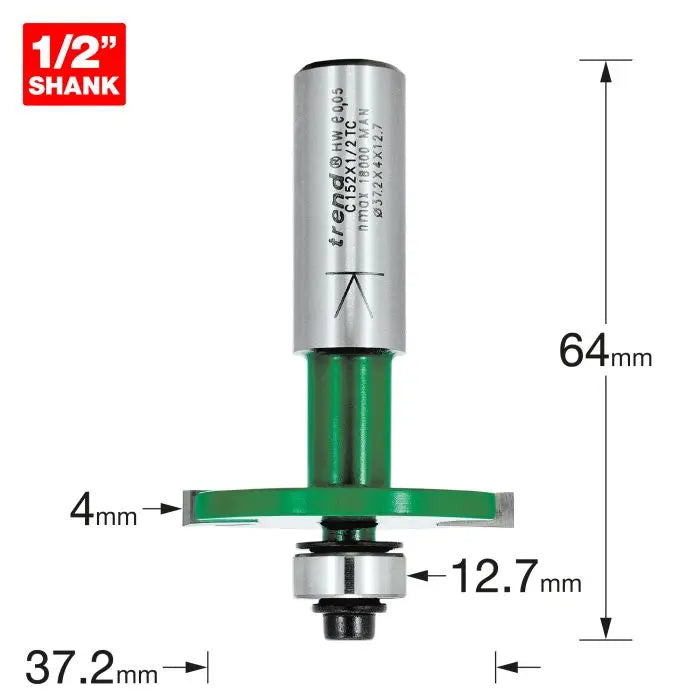 TREND C152 BISCUIT JOINTER SET 1/2" SHANK