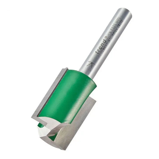 TREND C028A TWO FLUTE CUTTER 18MM DIAMETER 1/4" SHANK