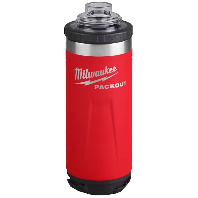 Milwaukee 710ml Insulated Water Bottle Chug Lid Red 4932493465
