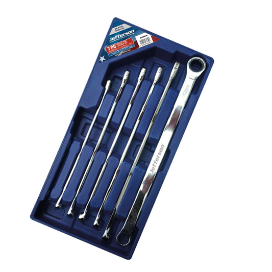 Jefferson Double End Extra Long Spanner Set 7pc