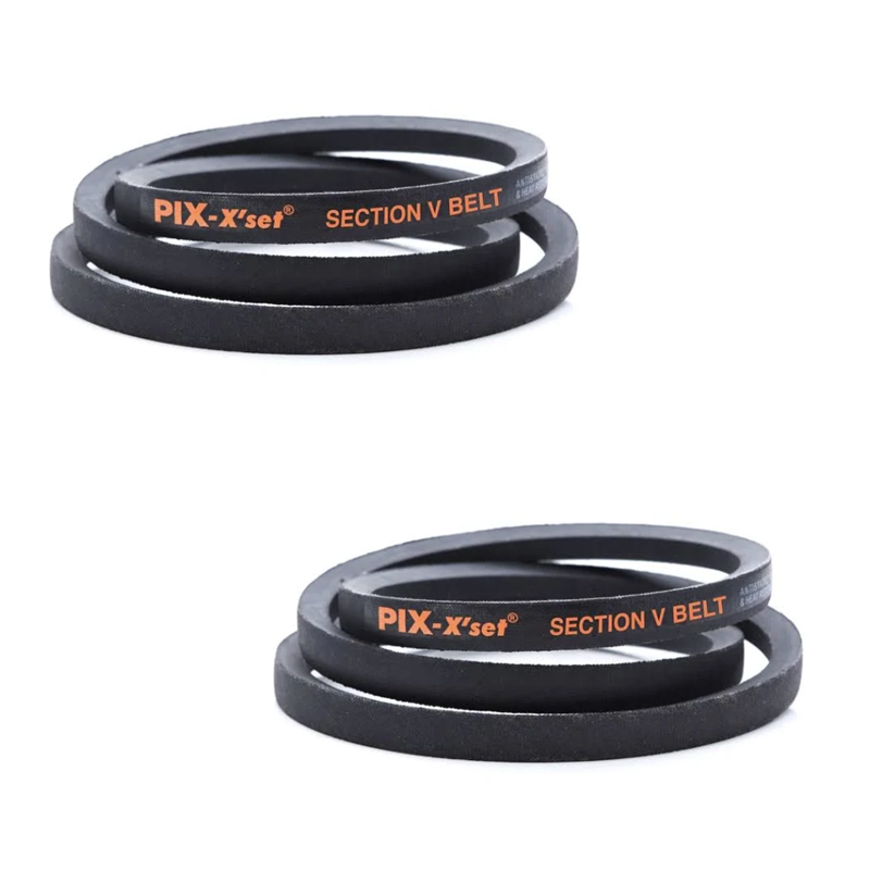 2 Pack - B74 Pix Classical Wrapped V-Belt B Section 17x1880Li