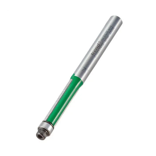TREND C168 GUIDED TRIMMER 6.35MM DIAMETER X 25.4MM 1/4" SHANK