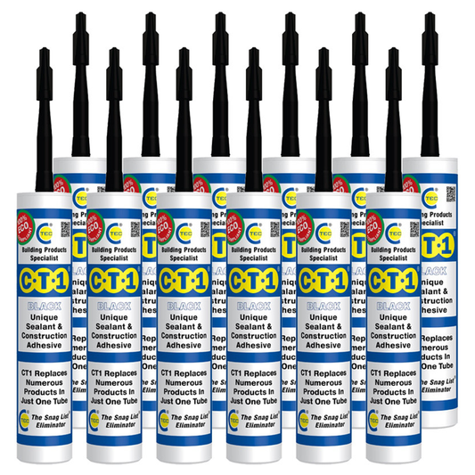 CT1 Black Sealant and Ahesive 290ml Cartridge (12 Pack)