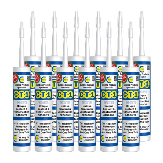 CT1 White Sealant and Ahesive 290ml Cartridge (12 Pack)