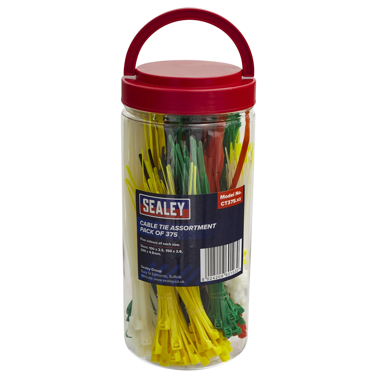 Cable Tie Assortment (Pack of 375) CT375
