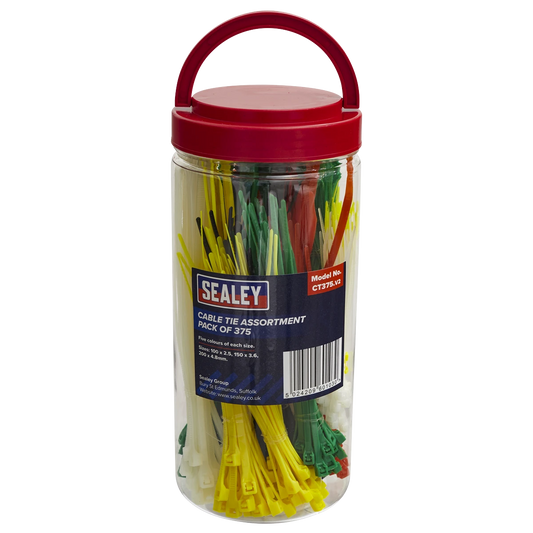 Cable Tie Assortment (Pack of 375) CT375