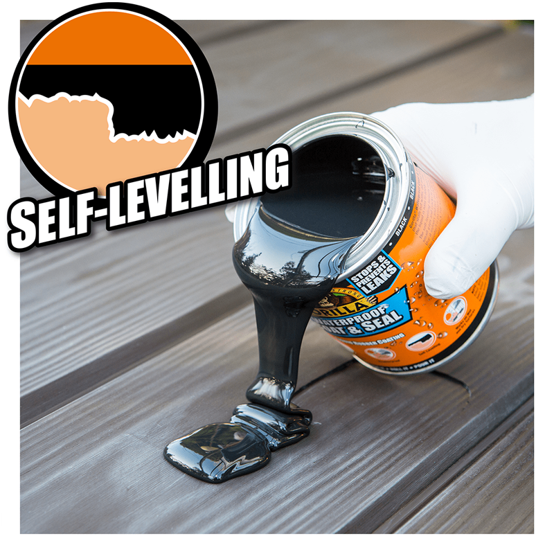 Gorilla Glue Waterproof Coat & Seal Black