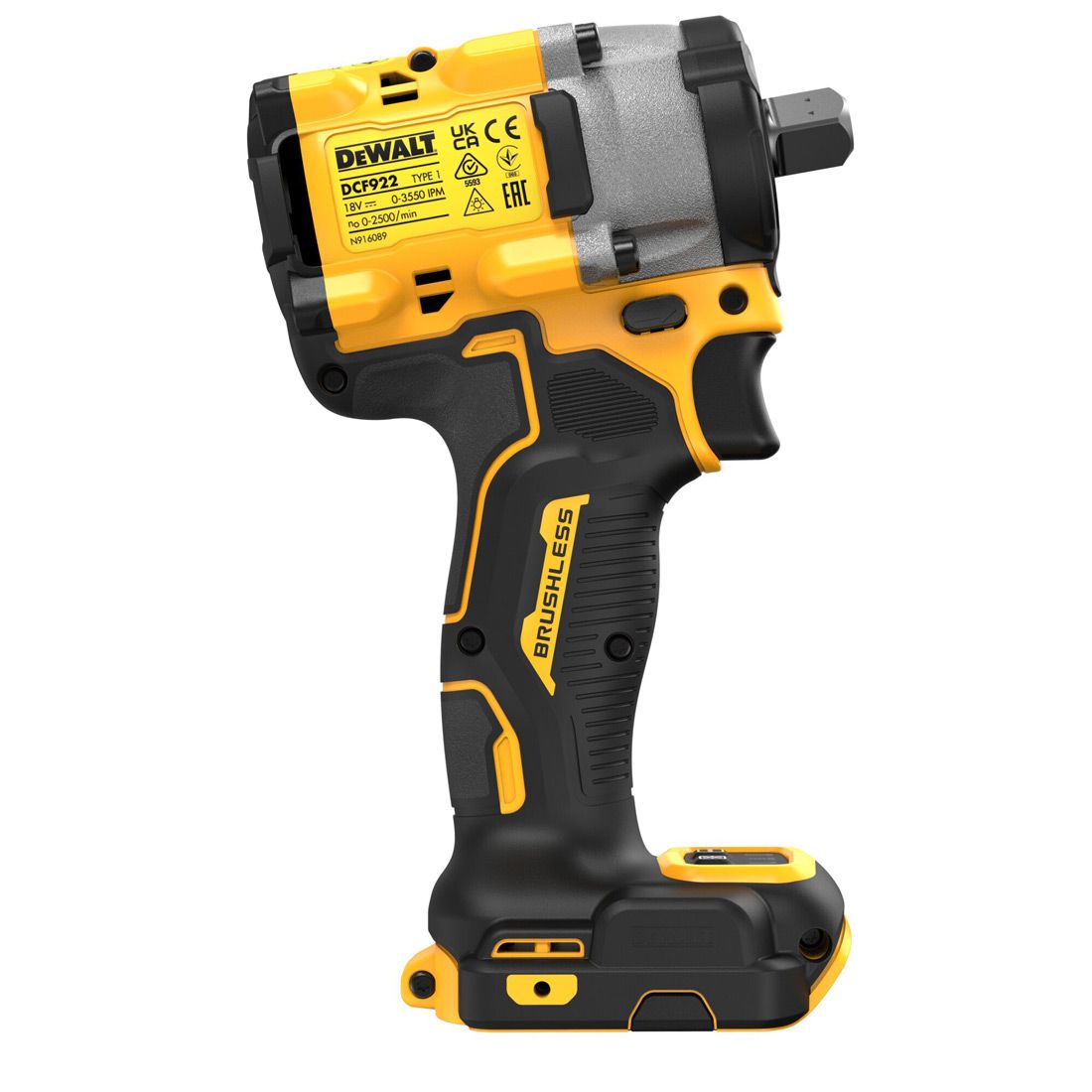 DeWalt DCF922N 18V Brushless 1/2'' Impact Wrench (Body Only)