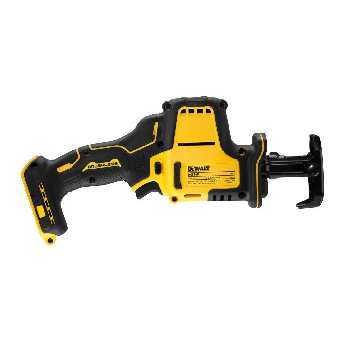DeWalt DCS369N-XJ 18v XR Sub Compact Brushless Reciprocating Saw (Body Only)