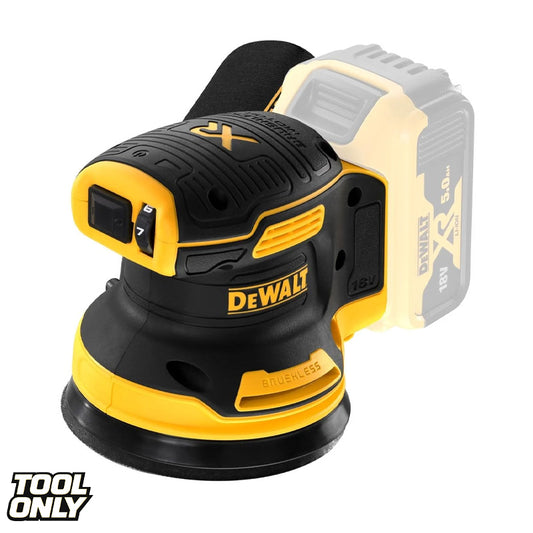 DeWalt DCW210N-XJ 18v XR Cordless Brushless 125mm Random Orbit Sander (Body Only)